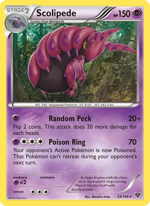 Scolipede card