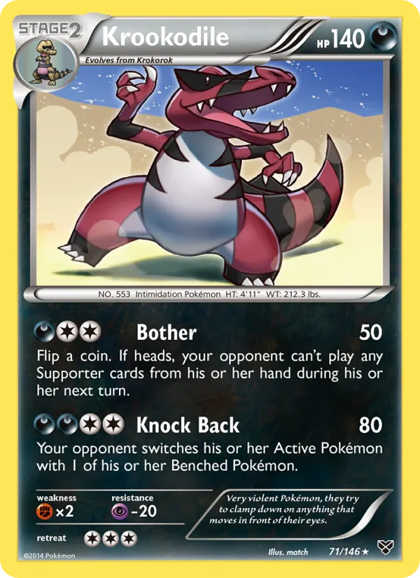 Krookodile card