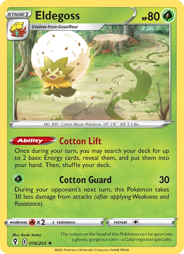 Eldegoss card