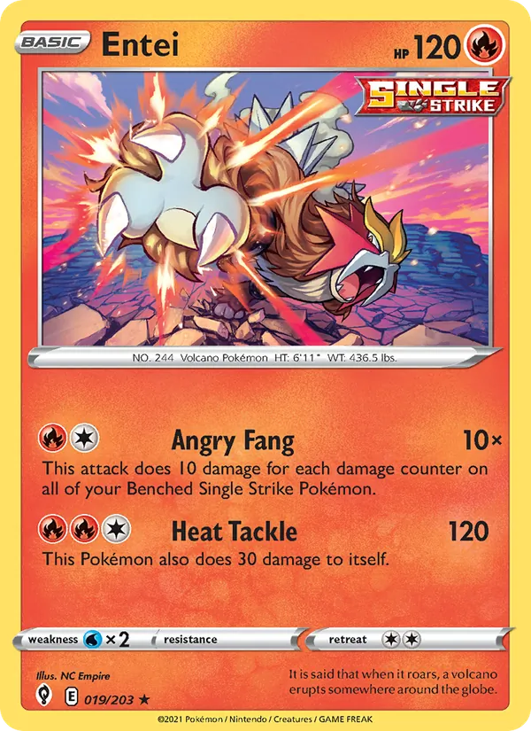 Entei card