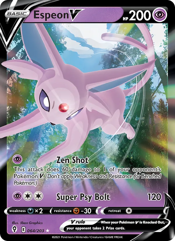 Espeon V card