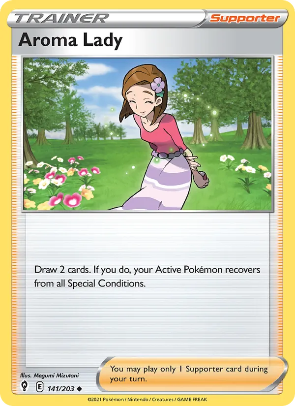 Aroma Lady card