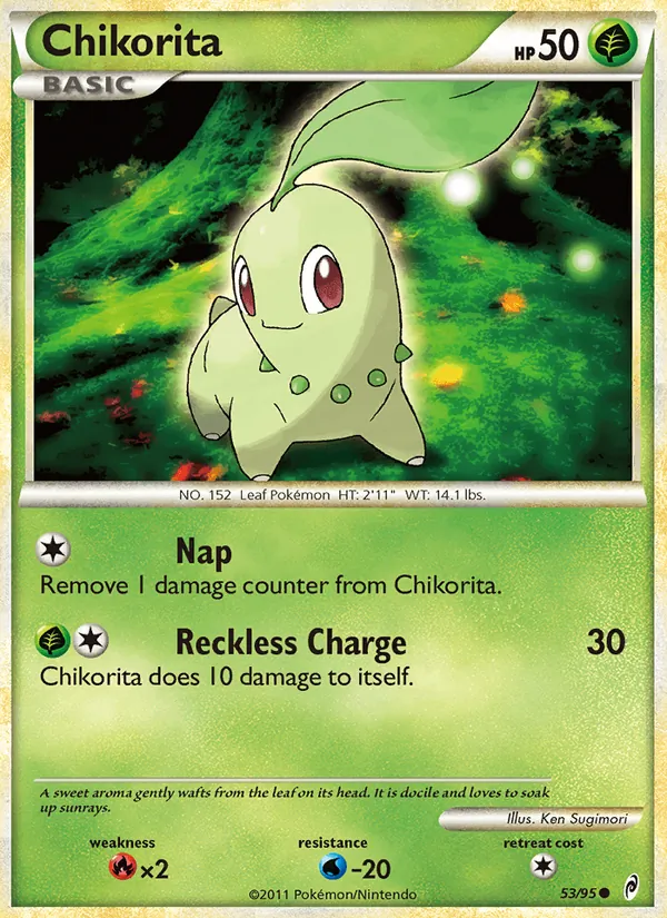 Chikorita card