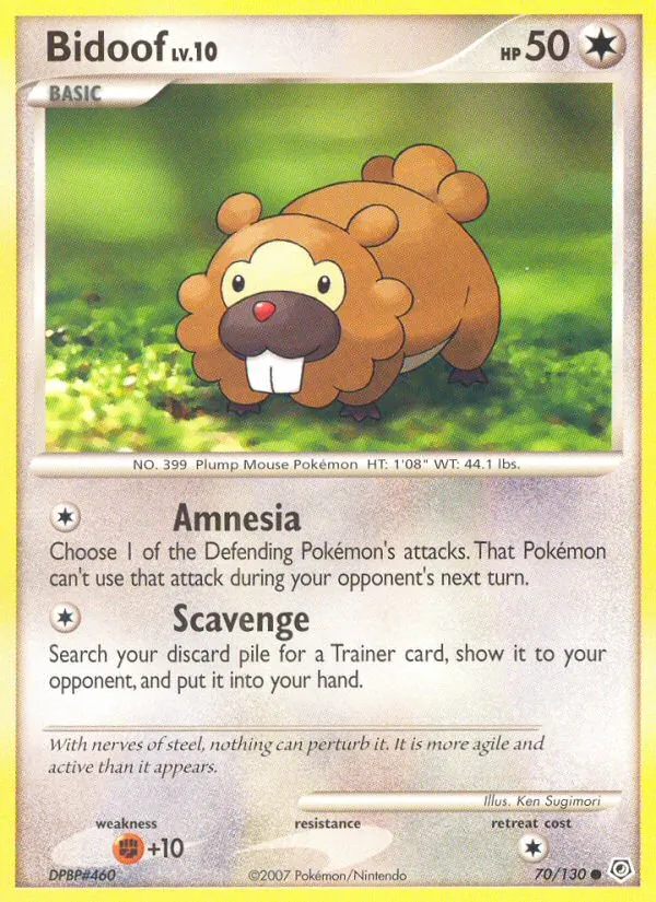 Bidoof card