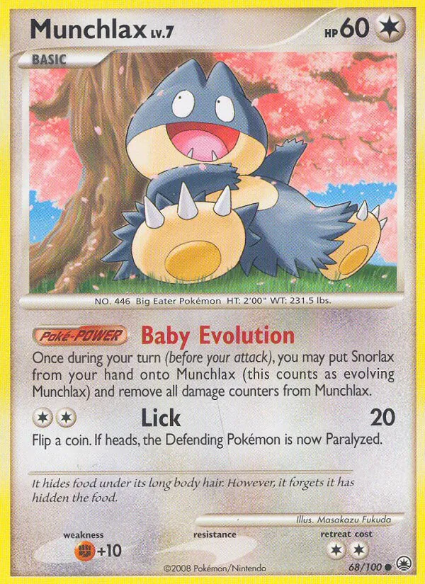 Munchlax card