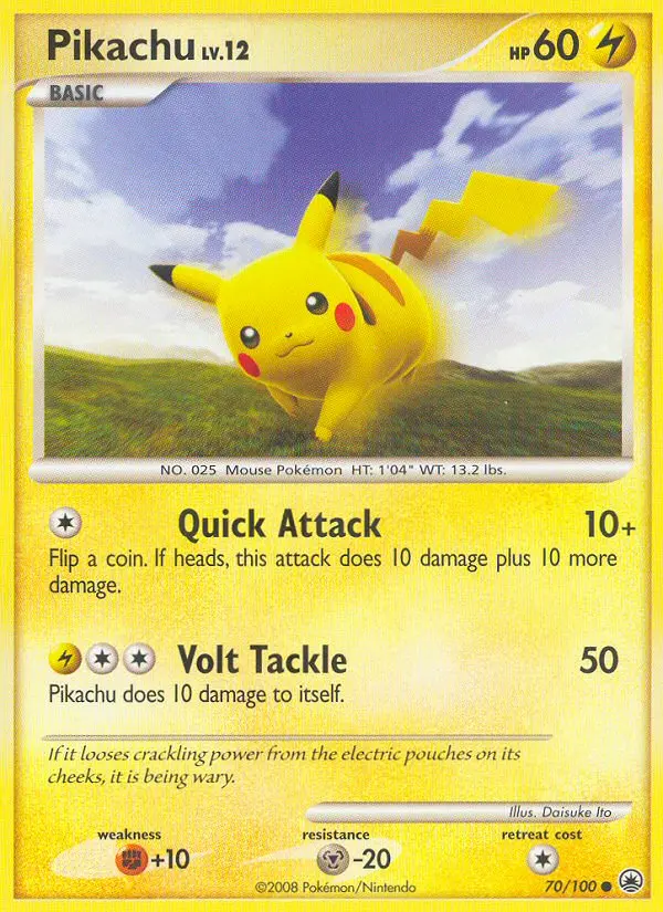 Pikachu card