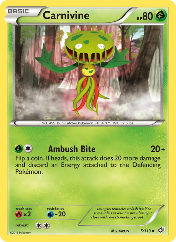 Carnivine card