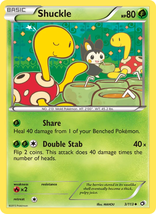 Shuckle card