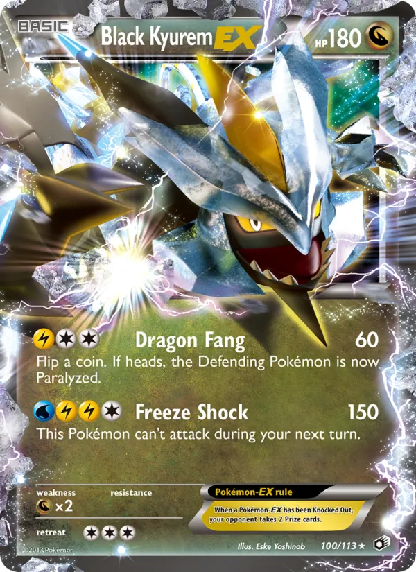 Black Kyurem-EX card
