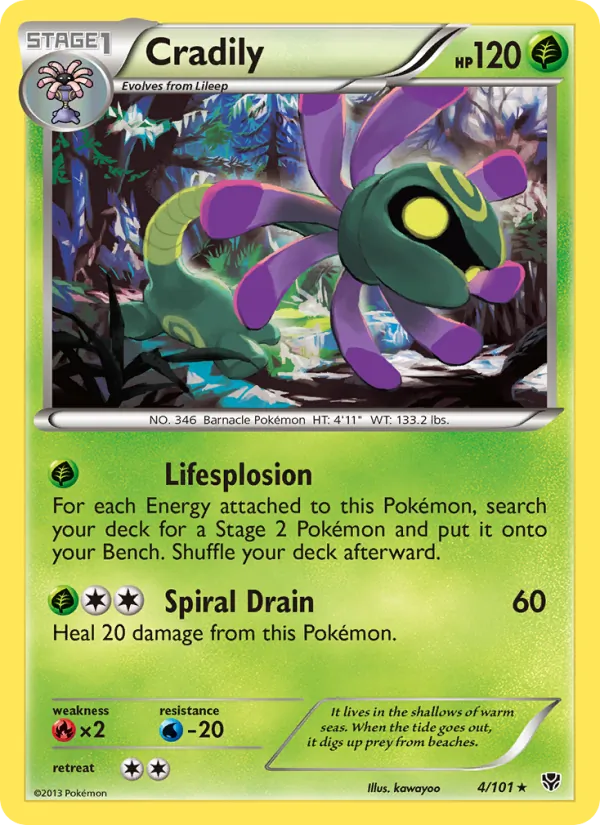 Cradily card