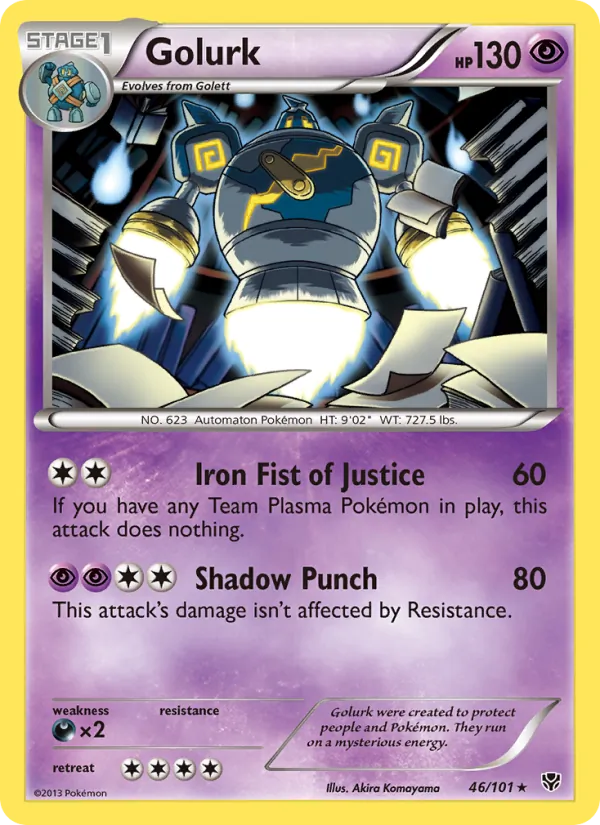 Golurk card