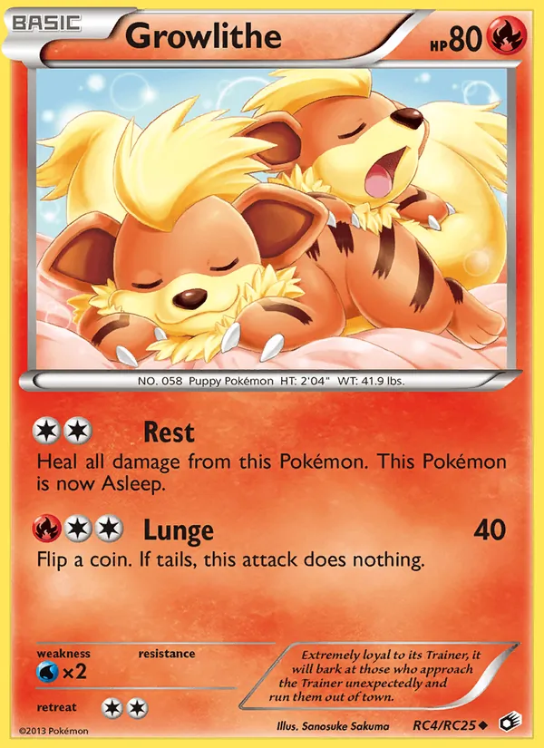 Growlithe card
