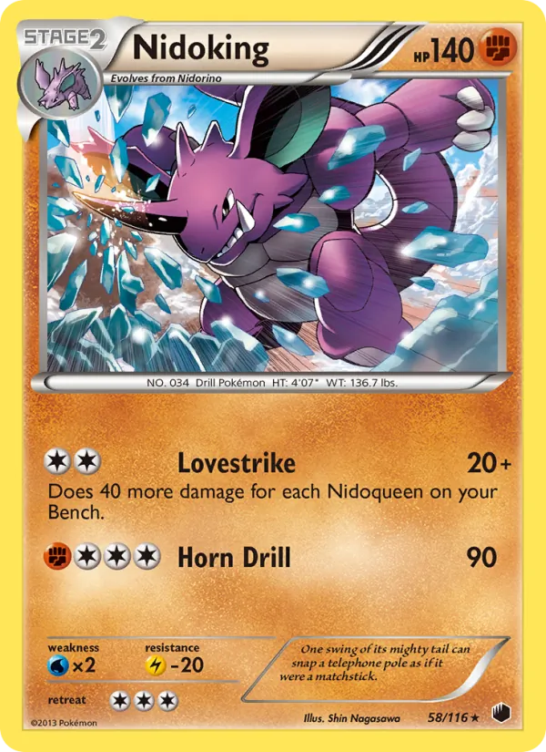 Nidoking card