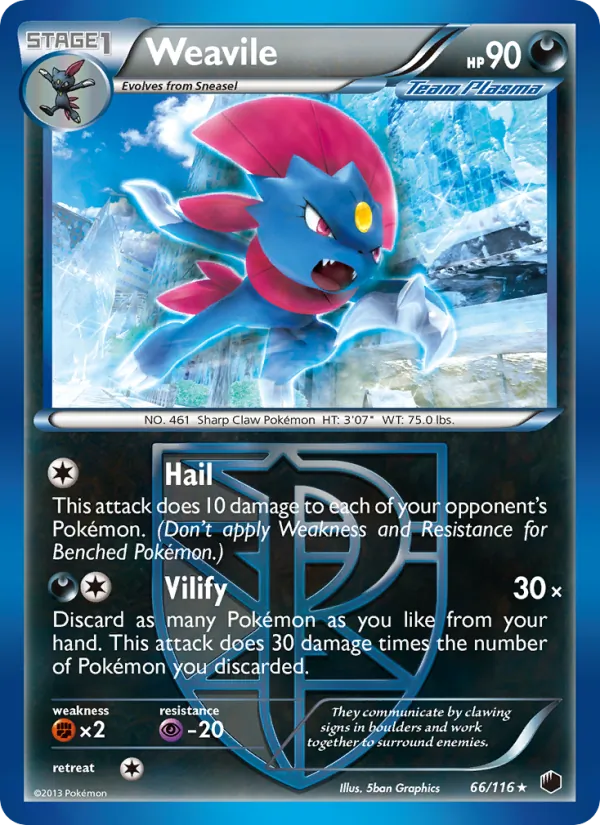 Weavile card