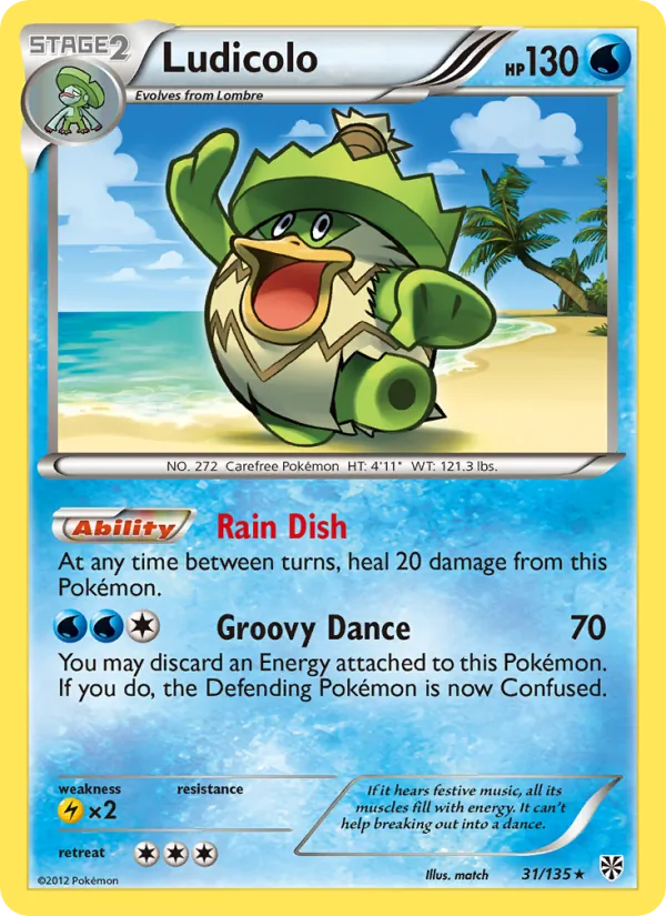 Ludicolo card