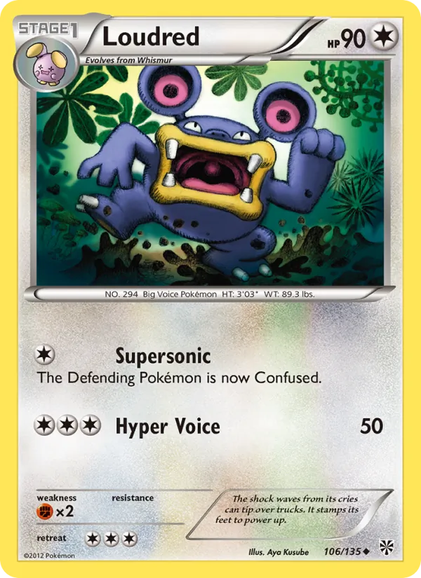 Loudred card