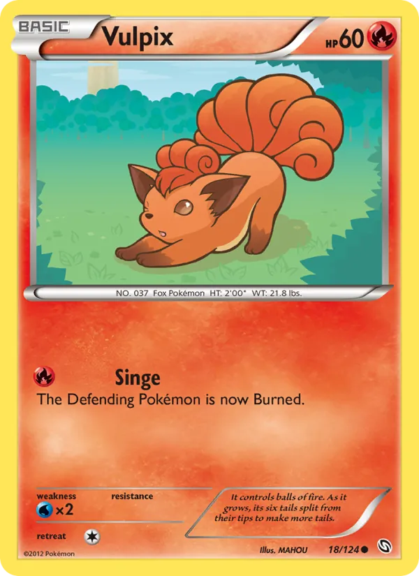 Vulpix card