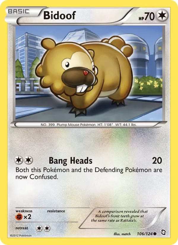 Bidoof card