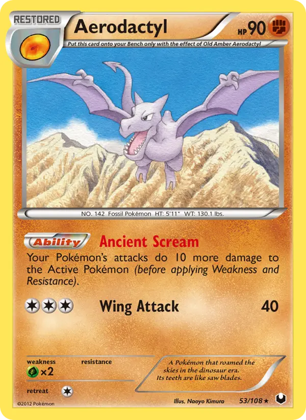 Aerodactyl card