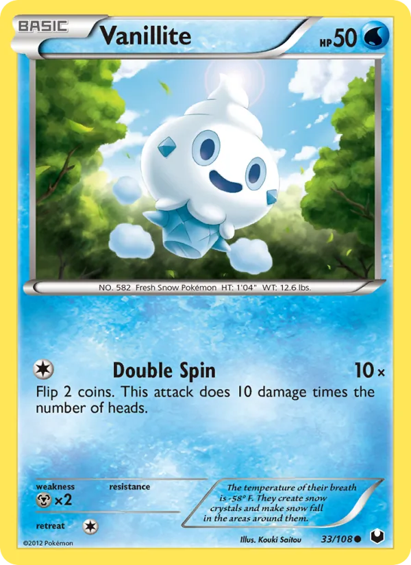 Vanillite card