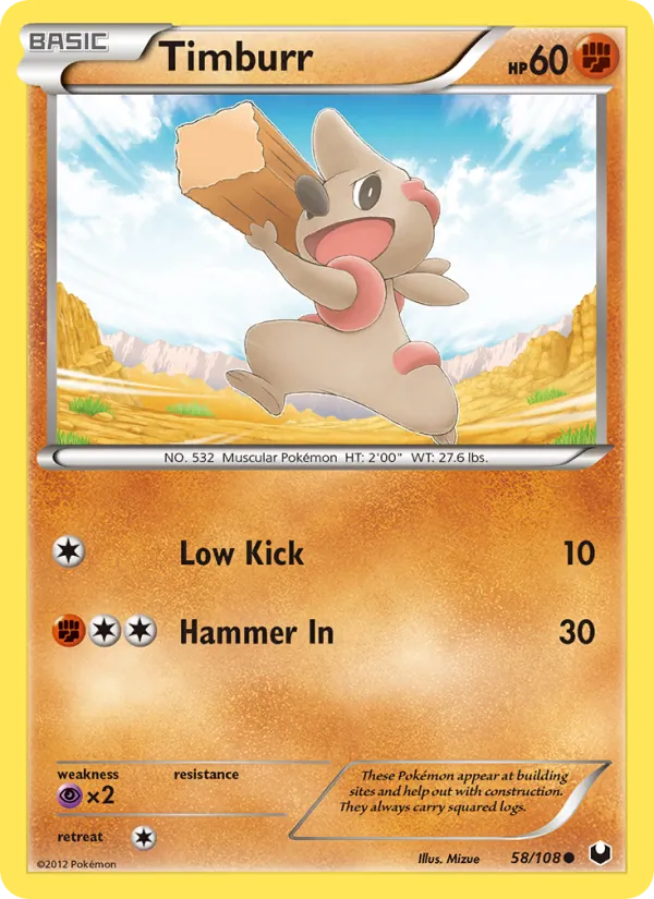 Timburr card