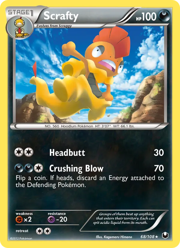 Scrafty card