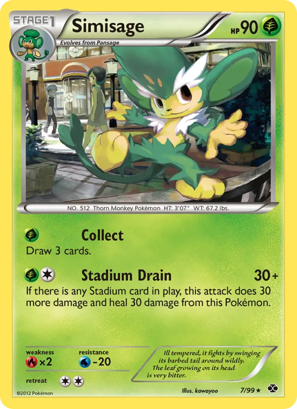 Simisage card