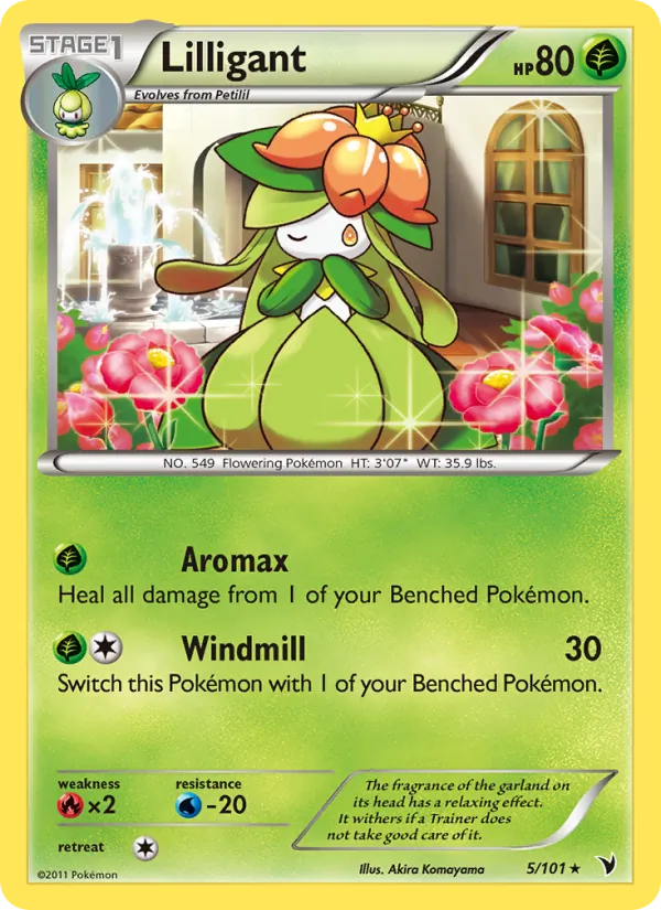 Lilligant card