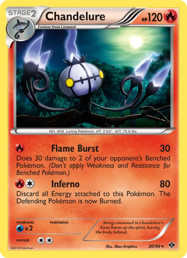 Chandelure card