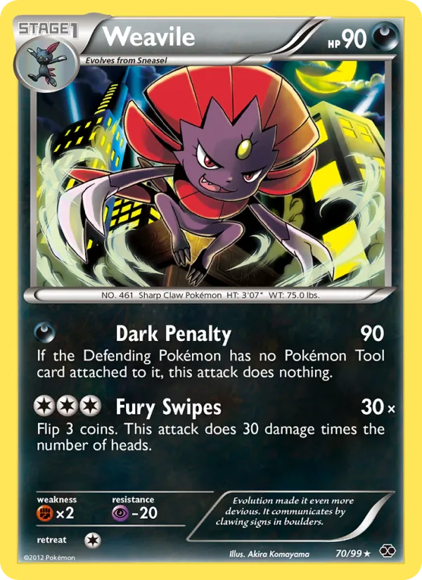 Weavile card