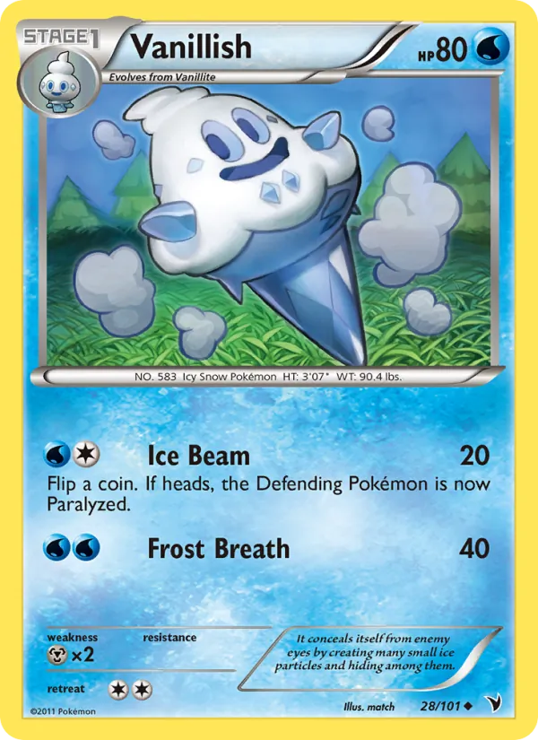 Vanillish card