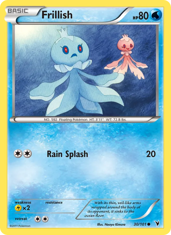 Frillish card