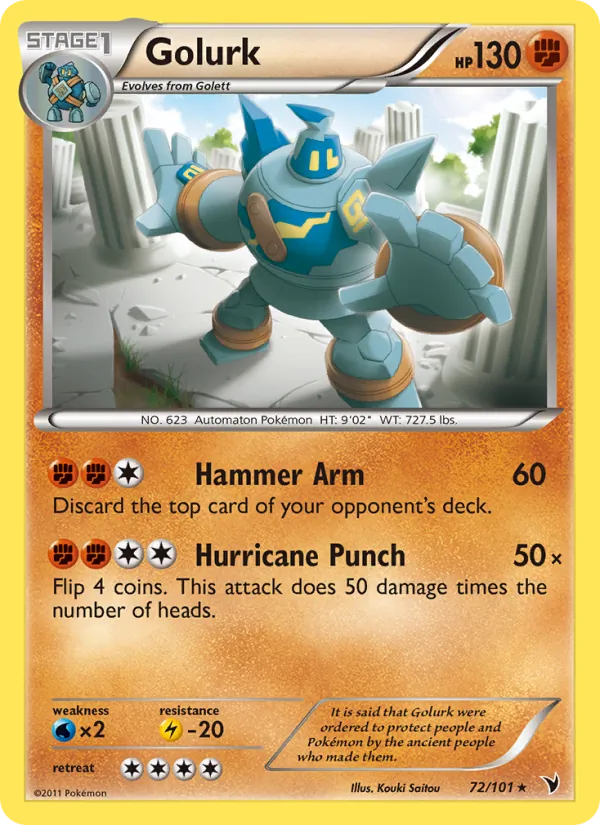Golurk card