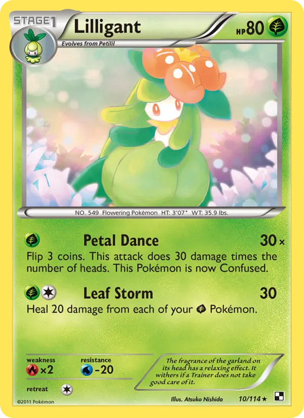 Lilligant card
