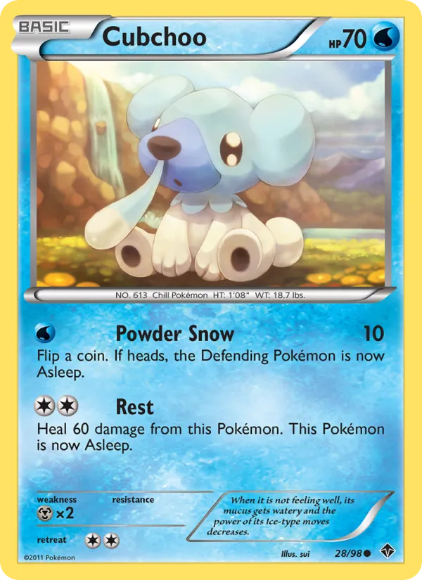 Cubchoo card