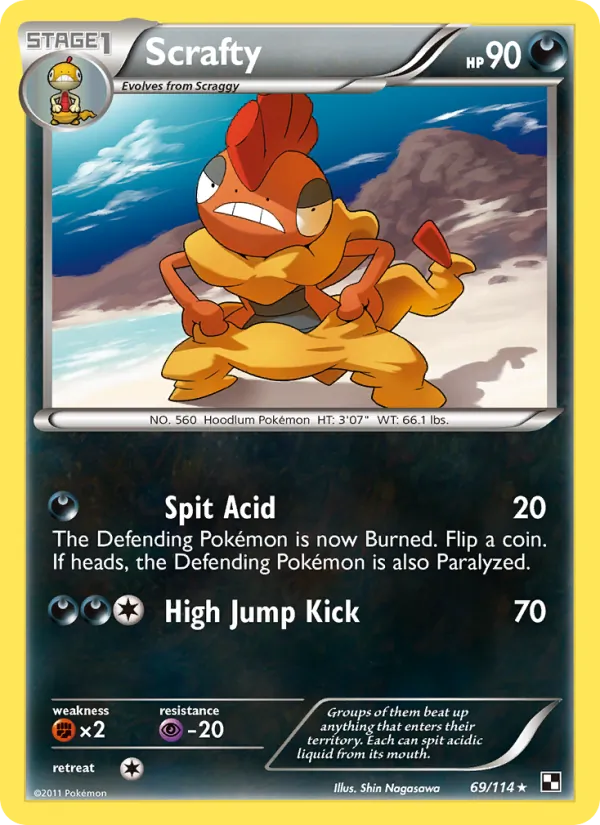 Scrafty card