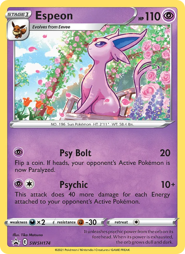 Espeon card