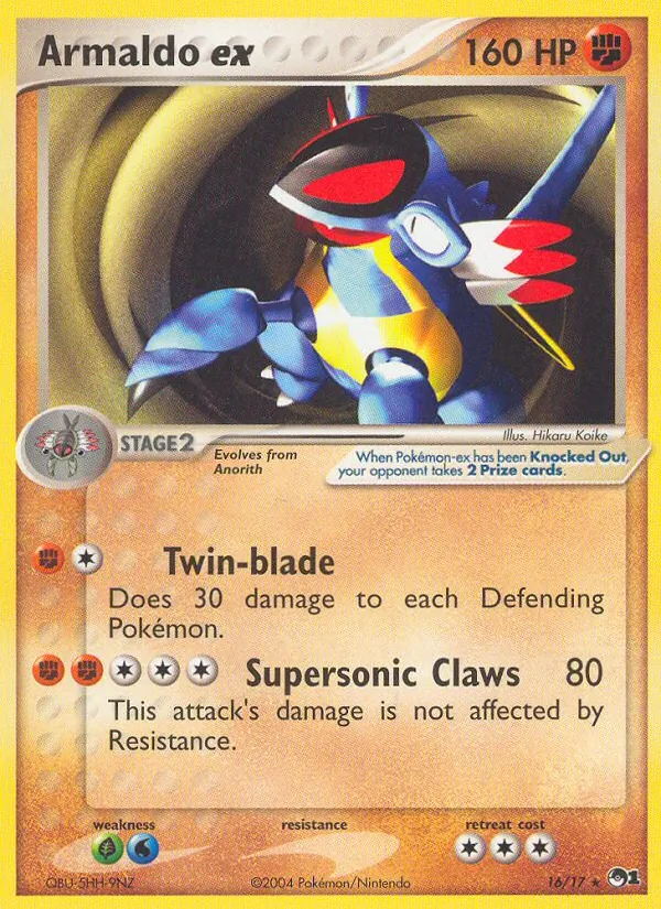 Armaldo ex card