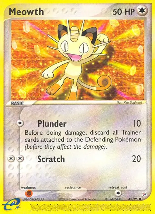 Meowth card