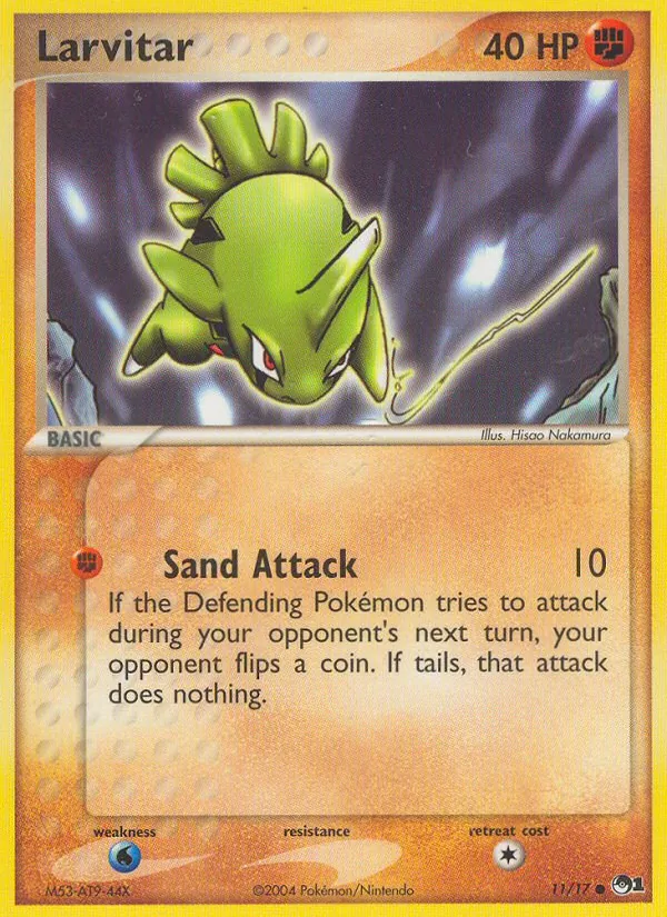 Larvitar card