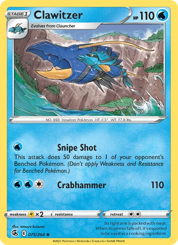 Clawitzer card