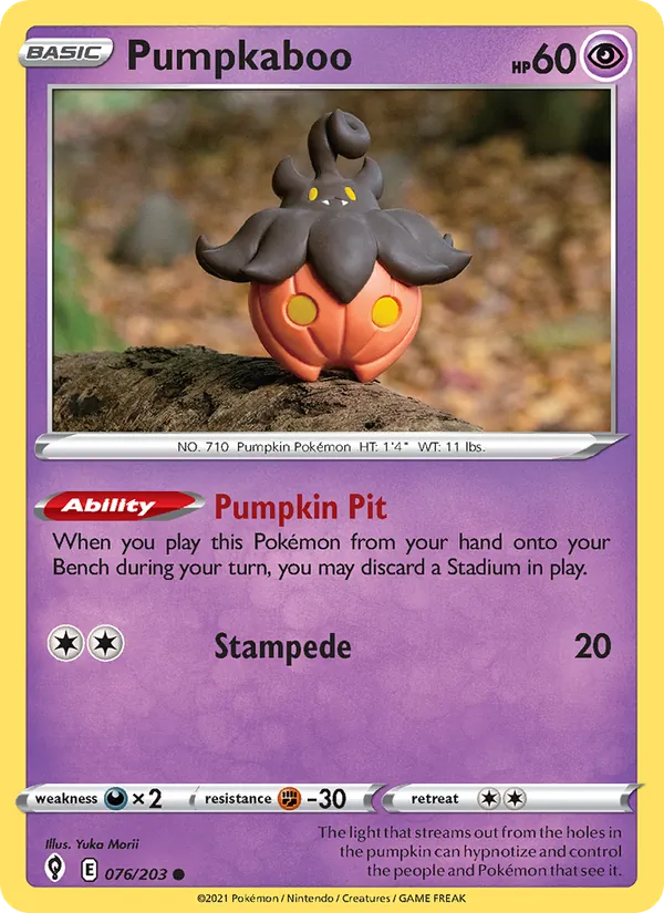 Pumpkaboo card
