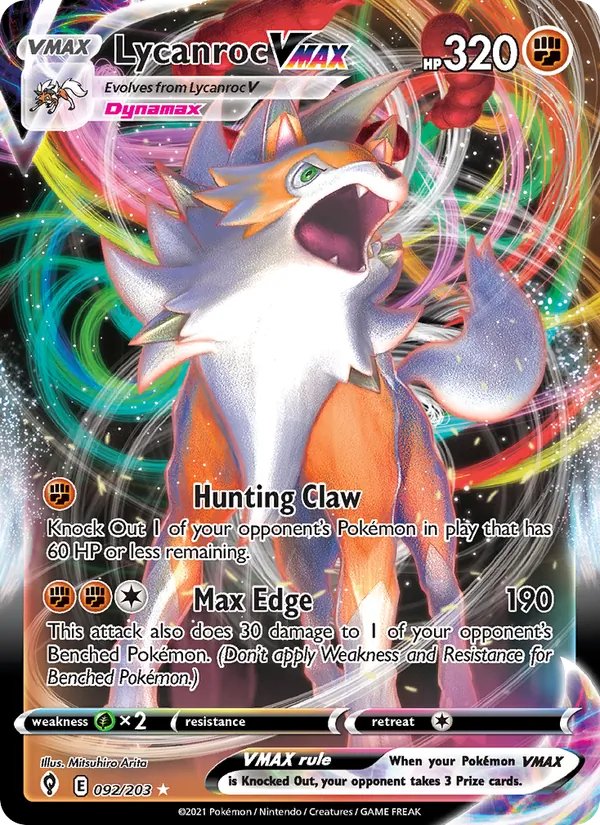 Lycanroc VMAX card