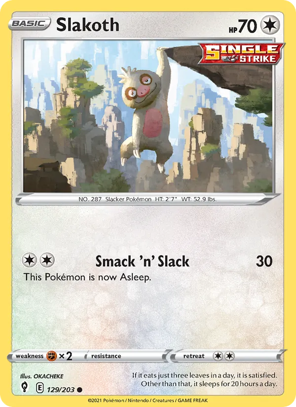 Slakoth card