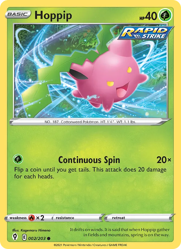Hoppip card
