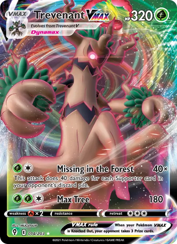 Trevenant VMAX card