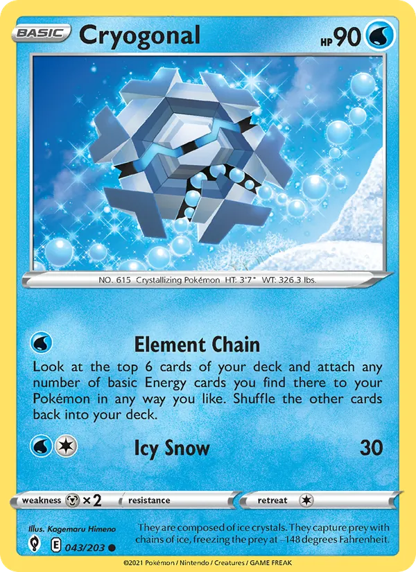 Cryogonal card