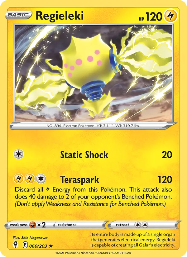 Regieleki card