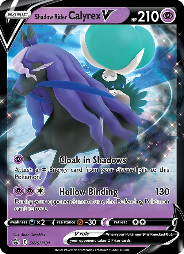 Shadow Rider Calyrex V card