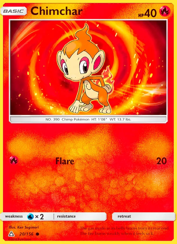 Chimchar card